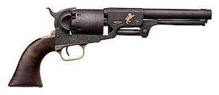 Only Known Engraved and Gold-Inlaid Colt London 3rd Model Dragoon 