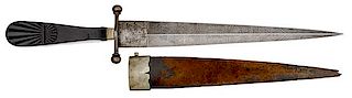 Masonic Dagger & Scabbard, Probably by Ames 