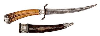 Early 19th Century Stag-Handled Knife 