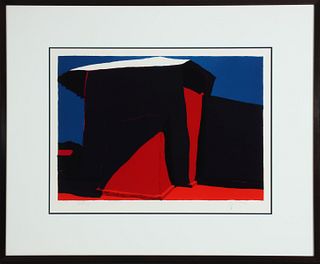 HAROLD WALDRUM (1934-2003) PENCIL SIGNED SERIGRAPH