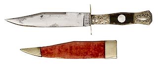 English Bowie Knife by Barnes