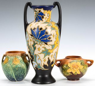 ROSEVILLE SUNFLOWER AND OTHER COMMERCIAL ART POTTERY