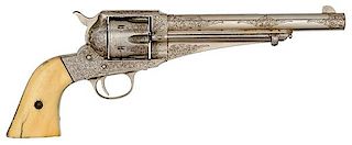 Rare Engraved Remington Model 1875 Revolver 