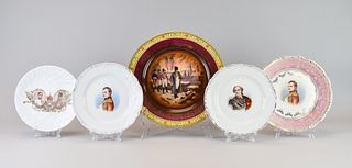 Grouping of Austrian & Czech Porcelain Plates