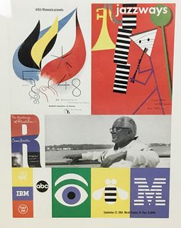 Paul Rand 1994 Exhibition Poster Print
