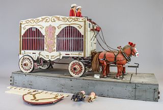 Folk Art Mechanical Circus Wagon