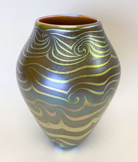 L.C. Tiffany Favrile Style Vase