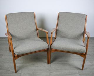 Teak Chairs by Erik Anderson and Palle Pedersen