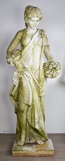 Marble Statue Depicting Springtime