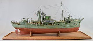 HMS Sir Kay T241 Minesweeper Ship Model
