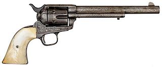 Nimshke Engraved Colt Single Action Army Revolver 