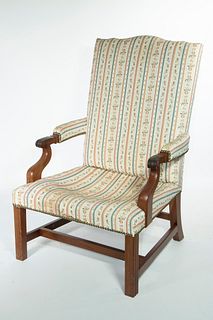 20TH CENTURY OPEN ARM CHAIR