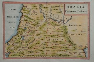 ANTIQUE MAP OF ARABIA, UNFRAMED