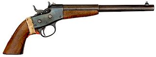 Remington Rolling Block Pistol by Geo Schoyen, Denver. Colorado 