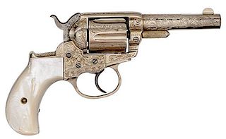 New York-Style Engraved Colt Lightning D.A. Revolver 