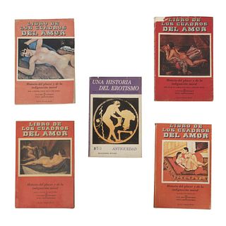 Libro de los Cuadros del Amor. Historia del Placer y de la indignación moral. México: Libros y Discos, 1962 -1963.  Piezas: 5.