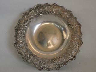 S. KIRK REPOUSSE STERLING BOWL 