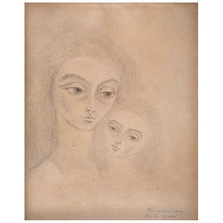 REMEDIOS VARO, Untitled, 1961, Signed, Pencil on paper, 11.6 x 9" (29.5 x 23 cm)
