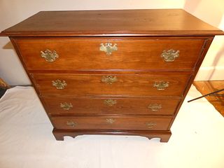 CA 1800 PINE CHIPPENDALE CHEST