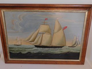1848 BRITISH SHIP PAINTING 
