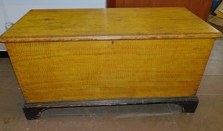 PERIOD MUSTARD PAINTED BLANKET CHEST