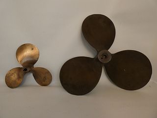 2 SHIP PROPELLERS 