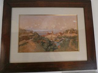 FRENCH PAINTING OF LAUSANNE