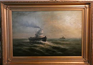 TOWNSEND PAINTING OF TUGBOATS