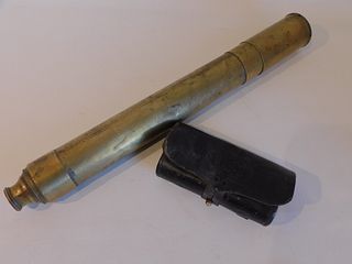 INDIAN WARS AMMO POUCH & TELESCOPE