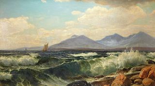 Laurits Holst Maritime Coastal Landscape Painting
