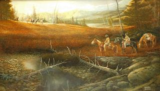 Warren Boucher Native American Painting