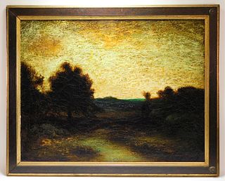 LG American Impressionist Landscape Painting
