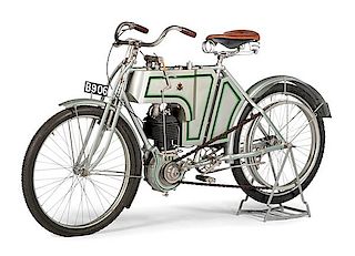 1903 Rex Motorcycle Used to Win the Land's End to John o' Groats Race by Harold Williamson 