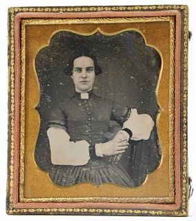 Augustus Washington Seated Woman Daguerreotype