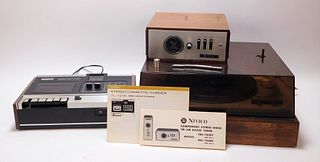 3PC Nivico Sony Garrard Stereo & Record Players