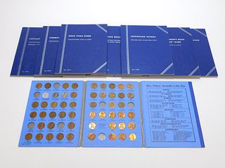 10PC American Coin Collecting Books w/ Coins