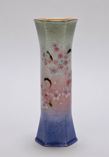 Japanese Ginbari Wireless Cloisonne Vase