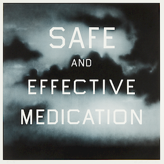 Ed Ruscha 'Safe and Effective Medication'