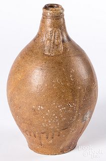 German stoneware bellarmine jug, 17th/18th c.