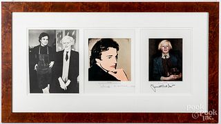 Andy Warhol and Jamie Wyeth exhibition brochure