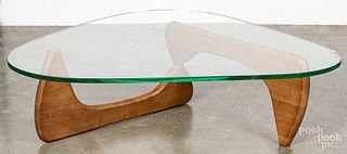 Isamu Noguchi glass top coffee table