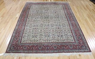 Antique And Finely Hand Woven Carpet