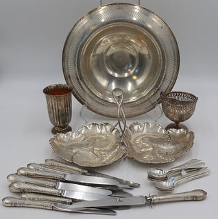 Sterling. Assorted Grouping of Sterling Hollowware