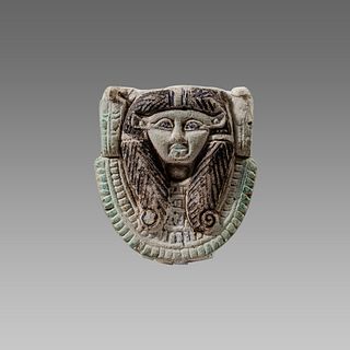 Ancient Egyptian Faience Amulet Hathor c.664-300 BC. 