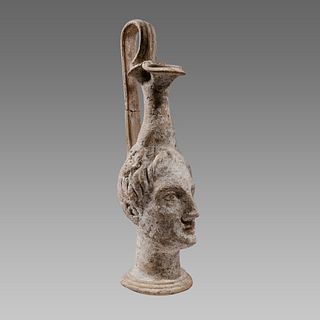 Ancient Canosan Figural Pottery Jug c.4th century BC. 