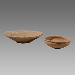 Lot of 2 Ancient Holy Land Roman Pottery Bowls c.1st century AD. 