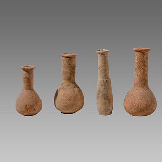 Lot of 4 Ancient Holy Land Roman Terracotta Vessels c.1st-4th century AD.