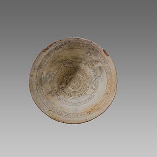 Ancient Byzantine Ceramic Bowl Sea Salvage c.8th-10th century AD. 