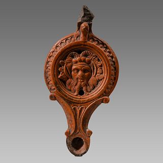 Ancient Roman Terracotta Oil Lamp c.2nd-4th century AD. 