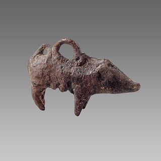 Ancient Roman Bronze Boar c.1st-2nd century AD. 